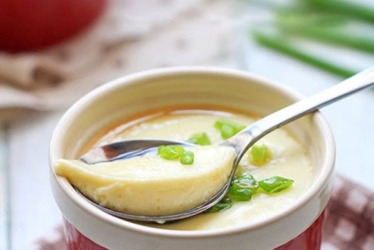 Trứng hấp là một món ăn tốt cho người bị trào ngược dạ dày