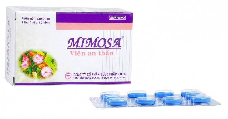 Viên an thần Mimosa bán phổ biến trên thị trường hiện nay Viên an thần Mimosa bán phổ biến trên thị trường hiện nay