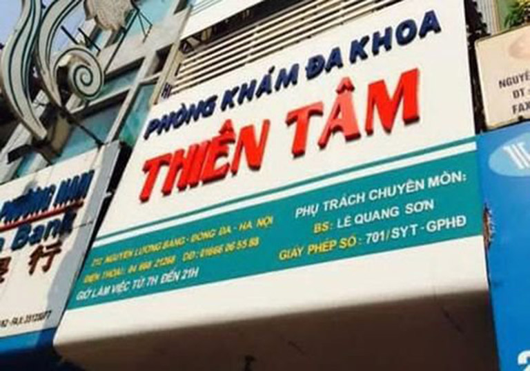 Phòng khám đa khoa Thiên Tâm