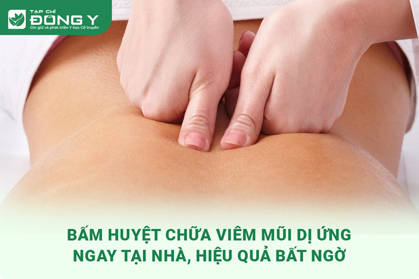 Bấm Huyệt Chữa Viêm Mũi Dị Ứng