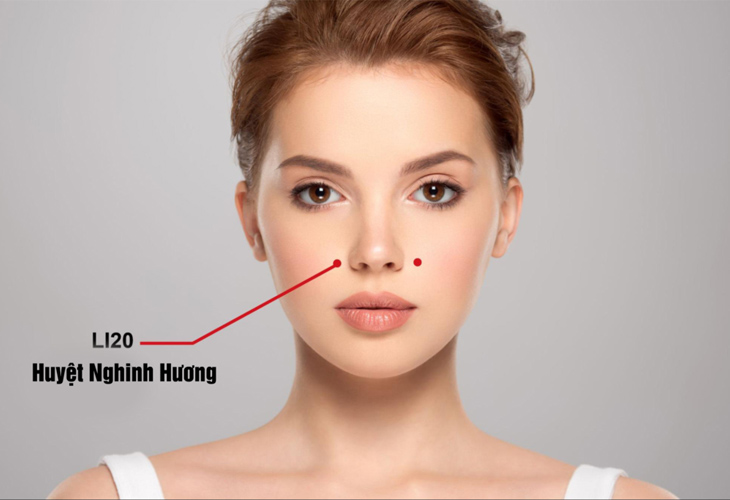 Huyệt Nghinh Hương có tác dụng thông khiếu mũi, giảm đau, tiêu viêm
