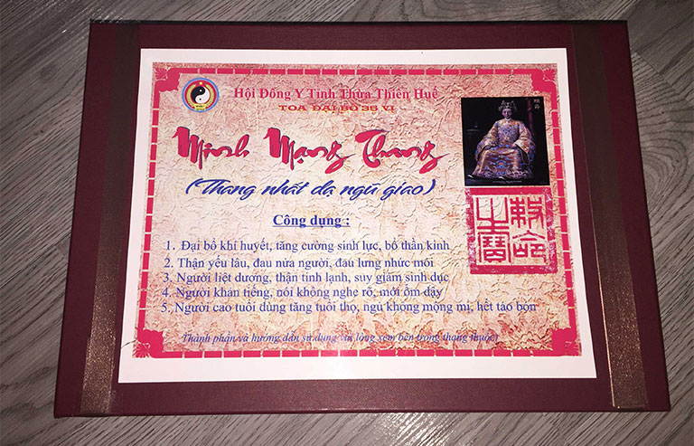 bài thuốc Minh Mạng thang