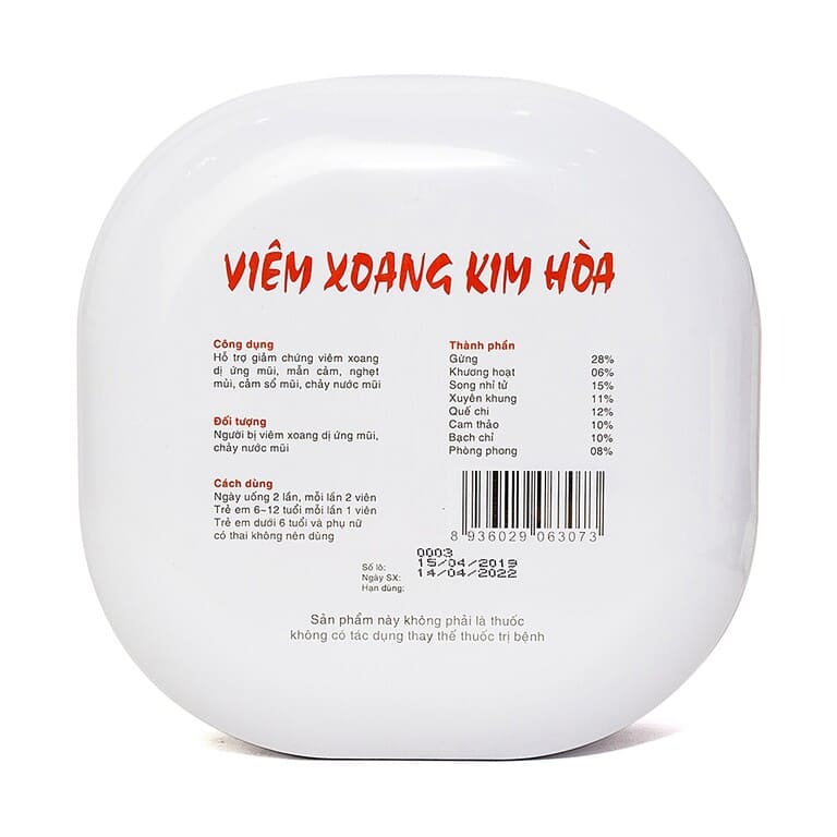 viêm xoang kim hòa giá bao nhiêu