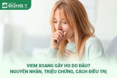 viêm xoang gây ho