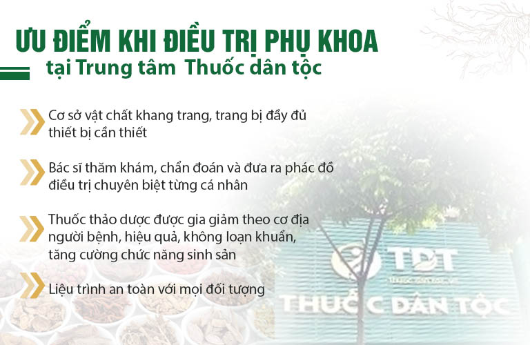 Ưu thế của Trung tâm trong khám chữa bệnh phụ khoa