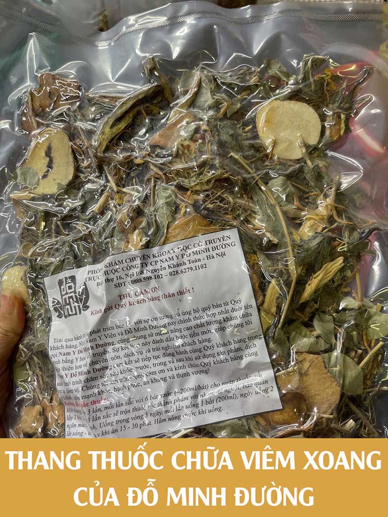 Thang thuốc chữa viêm xoang của lương y Tuấn Thang thuốc chữa viêm xoang của lương y Tuấn